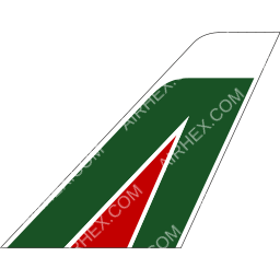 Alitalia Tailfin logo (dark)
