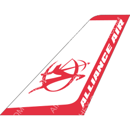 Alliance Air Tailfin logo (dark)