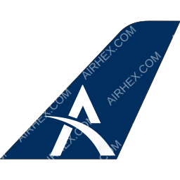 Astra Airlines Tailfin logo (dark)