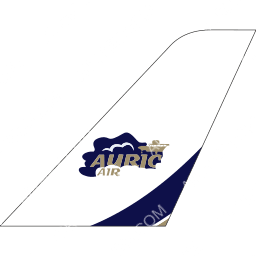 Auric Air Tailfin logo (dark)