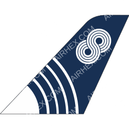 Aurora Tailfin logo (dark)