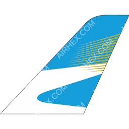 Austral Lineas Aereas Tailfin logo (dark)