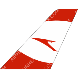 Austrian Airlines Tailfin logo (dark)