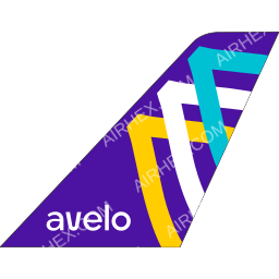 Avelo Airlines Tailfin logo (dark)