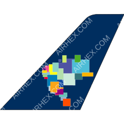Azul Airlines Tailfin logo (dark)