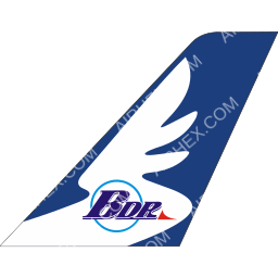 Badr Airlines Tailfin logo (dark)