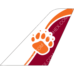 Bearskin Airlines Tailfin logo (dark)