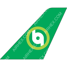 Binani Air Tailfin logo (dark)