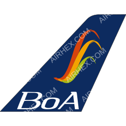 BOA Boliviana de Aviación Tailfin logo (dark)