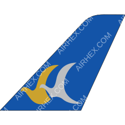 Buddha Air Tailfin logo (dark)