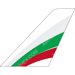 Bulgaria Air Tailfin logo (dark)
