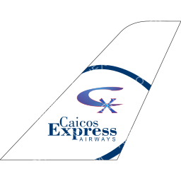 Caicos Express Airways Tailfin logo (dark)