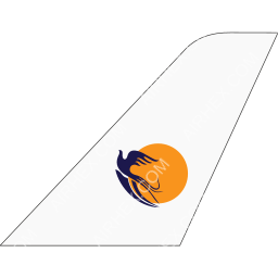 Caspian Airlines Tailfin logo (dark)