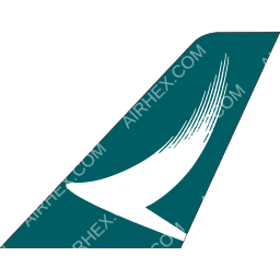 Cathay Pacific Tailfin logo (dark)