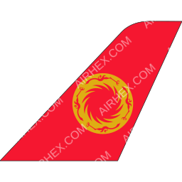 Chengdu Airlines Tailfin logo (dark)
