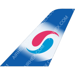 Chongqing Airlines Tailfin logo (dark)