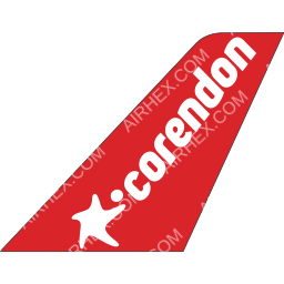 Corendon Airlines Tailfin logo (dark)