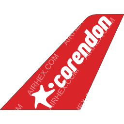 Corendon Airlines Europe Tailfin logo (dark)