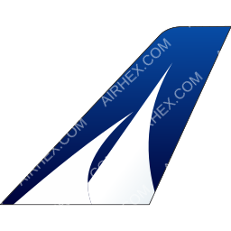 Corsair International Tailfin logo (dark)
