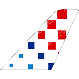 Croatia Airlines Tailfin logo (dark)