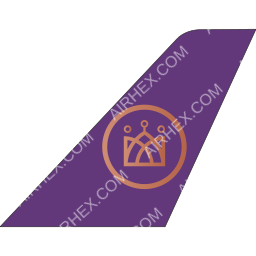 Crown Airlines Tailfin logo (dark)