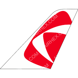 CSA Czech Airlines Tailfin logo (dark)