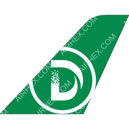 Daallo Airlines (Somalia) Tailfin logo (dark)