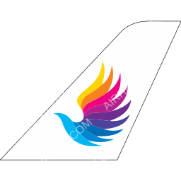 Donghai Airlines Tailfin logo (dark)