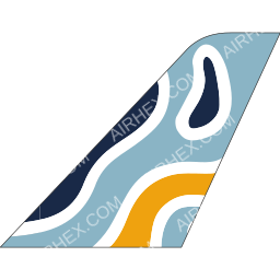 Eastern Air Lines Tailfin logo (dark)