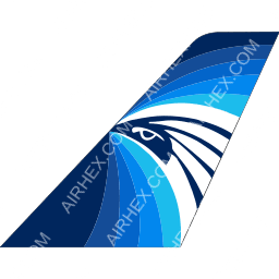 Egyptair Tailfin logo (dark)