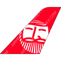 Ernest Airlines Tailfin logo (dark)