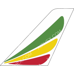 Ethiopian Airlines Tailfin logo (dark)