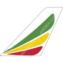 Ethiopian Mozambique Airlines Tailfin logo (dark)