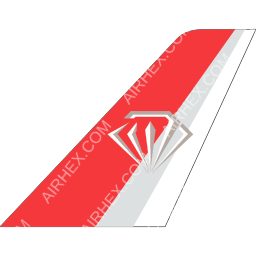 Fly Diamond Tailfin logo (dark)