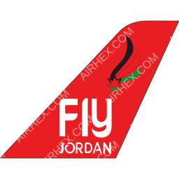 Fly Jordan Tailfin logo (dark)