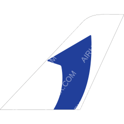 Fly One (Romania) Tailfin logo (dark)