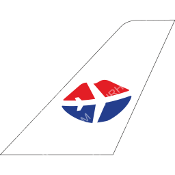 Fly2Sky Tailfin logo (dark)
