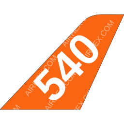 Fly540 Tailfin logo (dark)