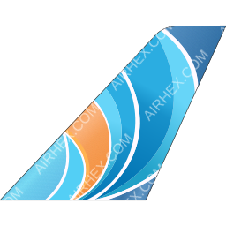 Flydubai Tailfin logo (dark)