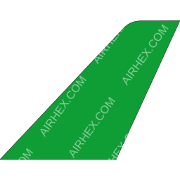 FlyGabon Tailfin logo (dark)