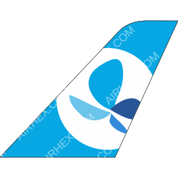 French Bee Tailfin logo (dark)