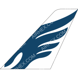 GP Aviation Tailfin logo (dark)