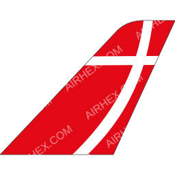 Great Dane Airlines Tailfin logo (dark)