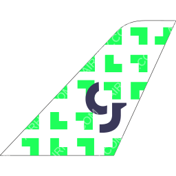 Green Africa Airways Tailfin logo (dark)