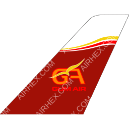 Gum Air Tailfin logo (dark)