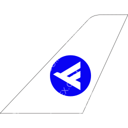 Hahn Air Tailfin logo (dark)