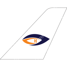 Halla Airlines Tailfin logo (dark)