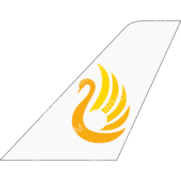 Hans Airways Tailfin logo (dark)