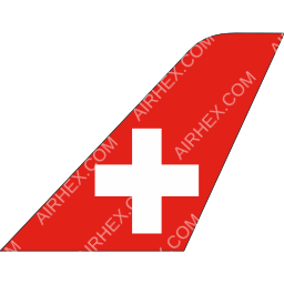 Helvetic Airways Tailfin logo (dark)