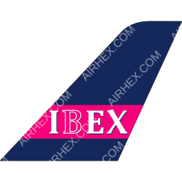 Ibex Airlines Tailfin logo (dark)